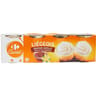 Carrefour classic liégeois saveur vanille sur lit de caramel 8x100g
