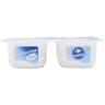 Carrefour sensation mousse de crème sur fromage frais nature 4x100g