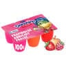 Danonino aux fruits fraise framboise abricot 6x100g