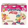 Danonino à boire saveur fraise banane abricot pêche 6x100g