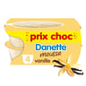Danette mousse vanille 4x60g prix choc