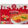 Carrefour classic' lasagnes bolognaise 600g