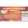 Carrefour Extra lasagnes à la bolognaise à l'emmental 1kg