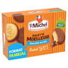 St Michel galette moelleuse nappée chocolat au lait format familial 360g
