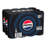 Pepsi zéro canette 33cl x 12