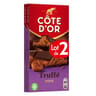 Côte d'or truffé noir 2x190-380g