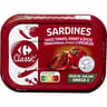 Carrefour Classic' sardines sauce tomate piment épices 88g