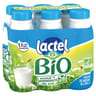 Lactel lait bio bouteille demi écrémé 6x50cl