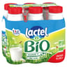 Lactel lait bio entier bouteille 6x50cl