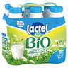 Lactel lait bio demi-écrémé bouteille  6x1l