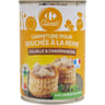 Carrefour classic garniture pour bouchée à la reine volaille & champignons 400g