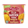 Materne compotes fruit intense pomme mangue des tropiques 4x400g