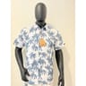 Chemise manches courtes homme PALMIER BLEU XXXL