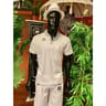 Polo manches courtes col classique BLANC XXL