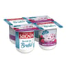 Soignon yaourt brassé brebis mures framboises 4x110g