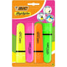 Surligneurs plats fluo x4