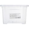 Carrefour home boîte de rangement transparent 24l
