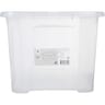 Carrefour home boîte de rangement transparente 45l