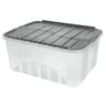 Carrefour home boite de rangement dodo flat en plastique 48.5l