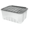 Carrefour home boite de rangement dodo flat en plastique 48.5l