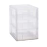 Carrefour home tour de rangement taille mini (format A5) - 3 tiroirs