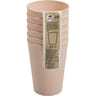 Lot de 6 gobelets 27cl en pp réutilisable rose
