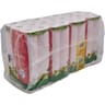 Carrefour soft papier toilette rose 2 plis 4x24 rouleaux