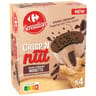 Carrefour sensation 4 cônes crisp'n nut coeur fondant noisette 272g