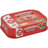Carrefour classic' sardines sauce tomate 135g