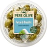 Père olive olives feta & basilic 150g