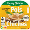 Fleury Michon les tranches végé pois chiches 4 tranches 120g