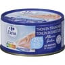 Carrefour extra thon en tranches albacore au naturel 140g