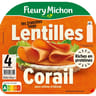 Fleury Michon les tranches végé lentille corail 4 tranches 120g