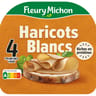 Fleury Michon les tranches végé haricots blancs fumé au bois de chêne 4 tranches 120g