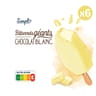 Simpl glaces batonnets géant chocolat blanc 483g