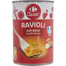 Carrefour classic' ravioli pur boeuf 400g