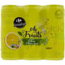 Carrefour sensation eau gazeuse aromatisée citron, citron vert 6x33cl