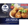 Carrefour extra mini arancini tomate mozzarella 200g