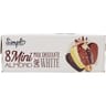 Simpl Glaces mini amandes chocolat au lait/noir/blanc x8 284g
