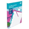 Carrefour 500 feuilles simples perforées 21x29.7 cm grands carreaux