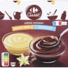 Carrefour classic crème dessert saveur vanille chocolat 12X125g