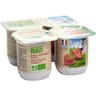 Carrefour bio yaourt à la fraise 4x125g