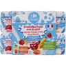 Carrefour classic fromage blanc aux fruits 12x50g