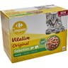 Carrefour companino pâtée pour chat sélection en sauce 12 sachets de 100g