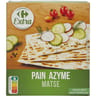 Carrefour extra pain azyme sans sel ajouté 400g