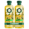Herbal essences souplesse & brillance shampoing camomille 2x250ml