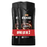 Axe gel douche homme 5en1 dark temptation 2x400ml