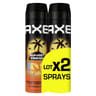 Axe supreme deodorant homme fresh 48h fraicheur&parfum 2x200ml