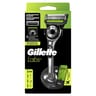 Gilette rasoir barbe exfoliante 1 manche + 1 socle