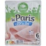 Carrefour classic' jambon le Paris sel réduit 6 tranches 240g